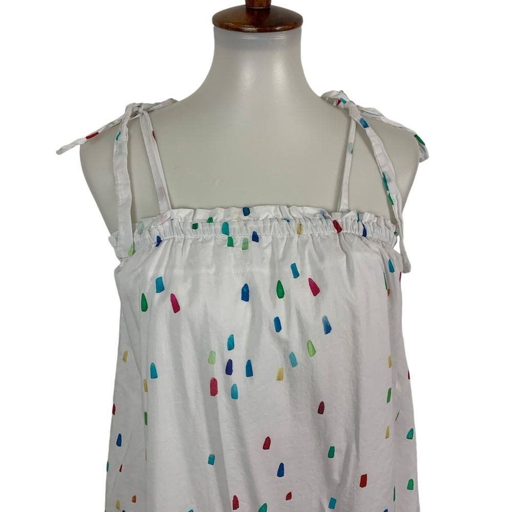 Brooke Wright Designs Dress XS S Small Summer Cotton Maxi Boho Resort - Picture 2 of 7